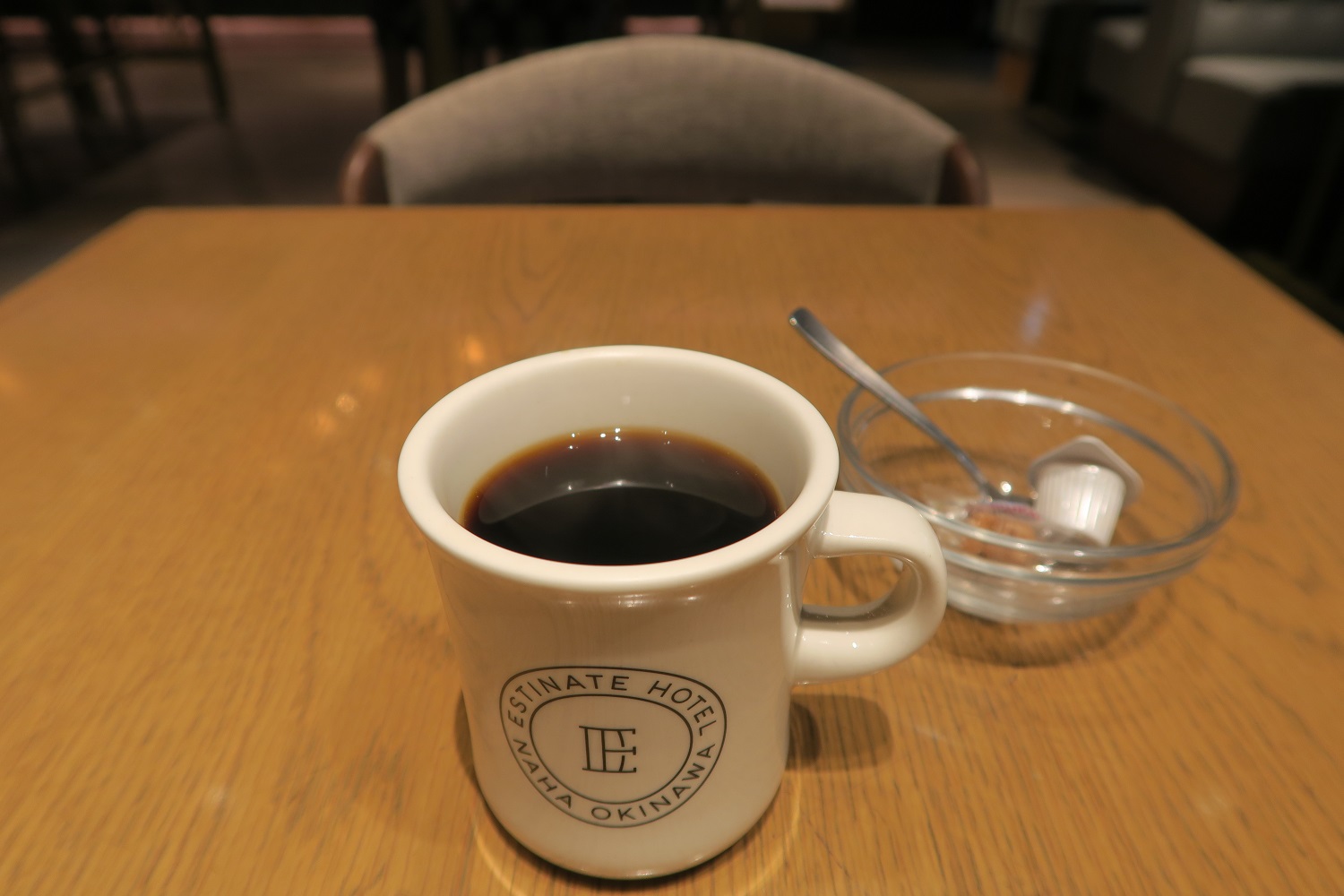ESTINATE　HOTELのホットコーヒーを撮影した写真