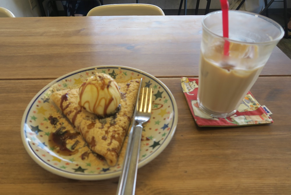 クレーポの「黒蜜・きな粉・アイス」を撮影した写真