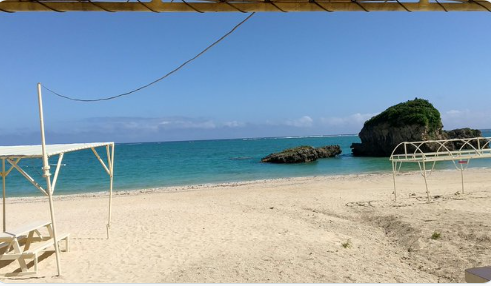 百名ビーチを撮影した写真