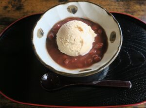 尚和三盆糖アイスぜんざいを撮影した写真