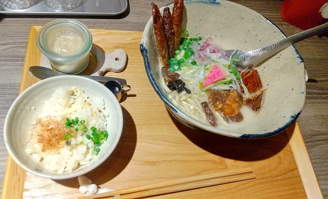 「キセキ」の貝出汁MIXセット+ゴボウ増しを撮影した写真