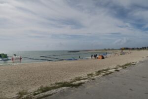 美らSUNビーチの遊泳エリアを撮影した写真