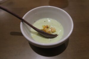 Cucina KiYOの枝豆のパンナコッタを撮影した写真