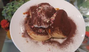 Cafe Plantaのティラミスパンケーキを撮影した写真
