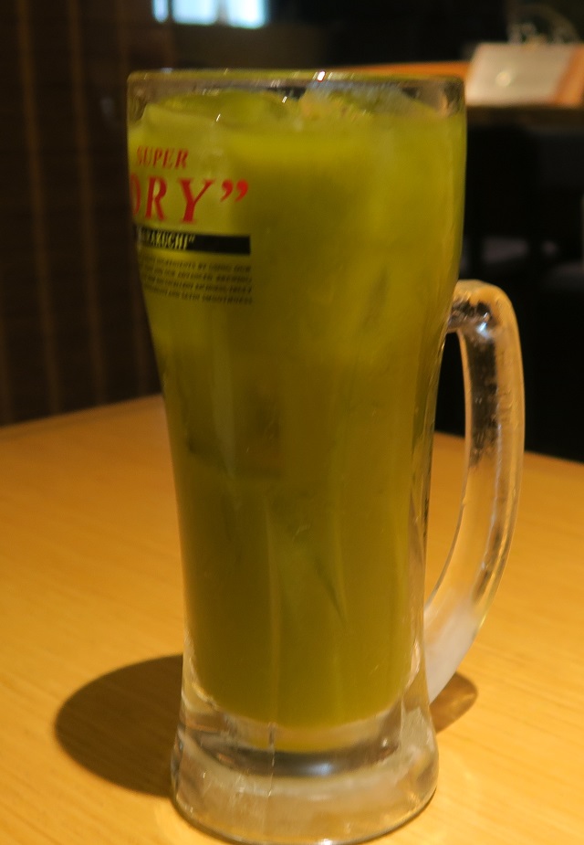 焼乃魚島の抹茶アイスハイを撮影した写真