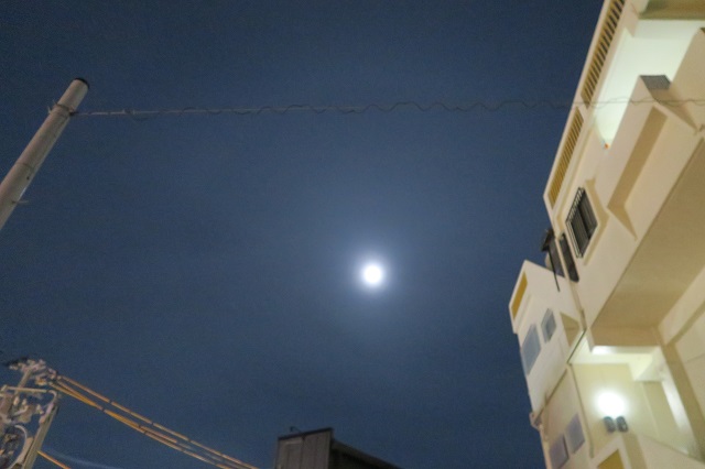 十五夜を撮影した写真