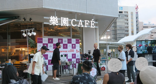 ラテアートバトルを撮影した写真