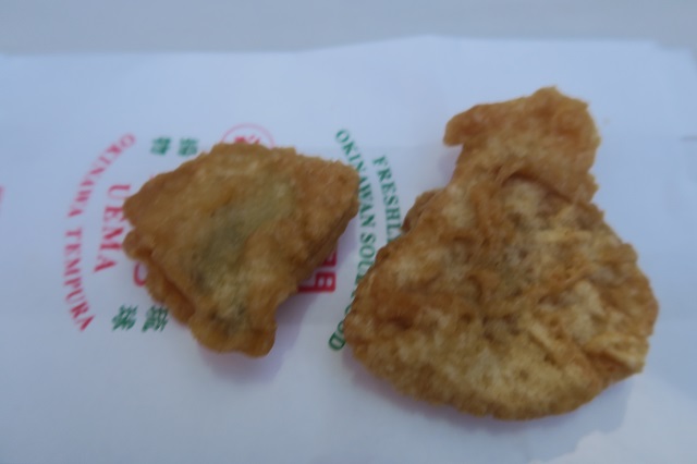 泡盛キッチンカーイベントのてんぷらを撮影した写真