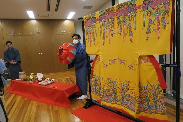 組踊ワークショップを撮影した写真