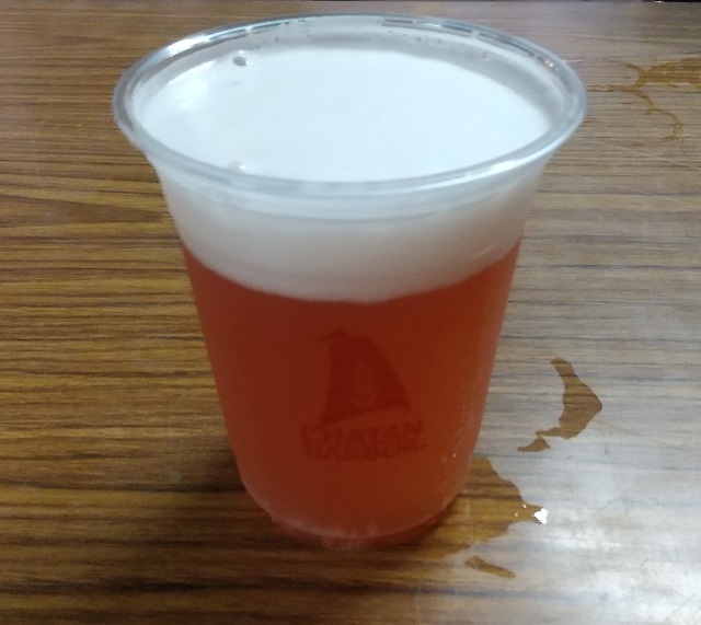 チャタンハーバーブルワリーのイチゴエールを撮影した写真