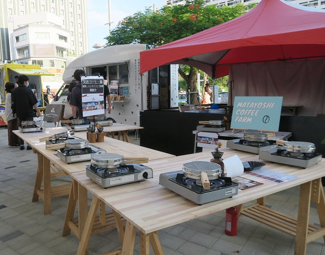 OKINAWA COFFEE EXPOのブースを撮影した写真