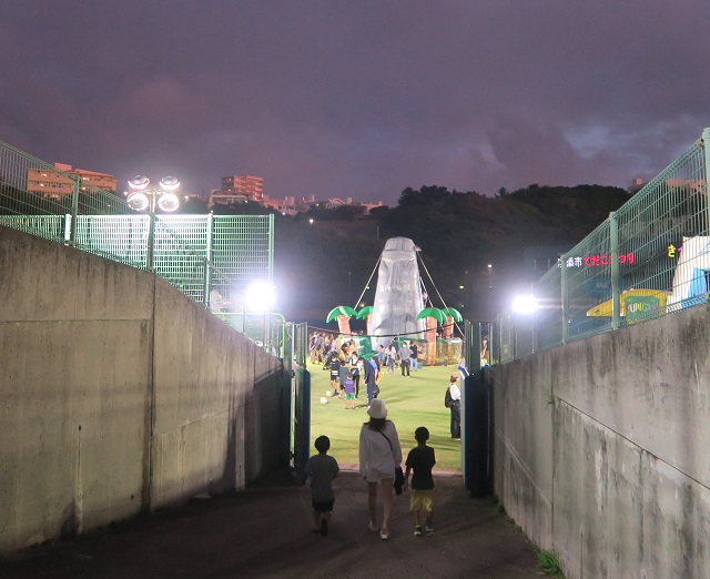 てだこまつりのキッズパークを撮影した写真