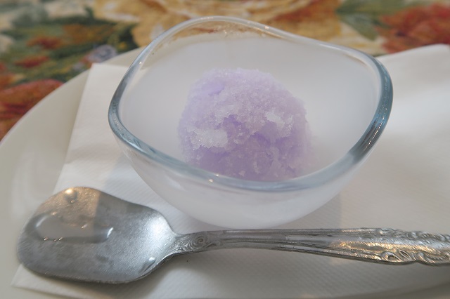 「La･ Miroir（ラ・ミロワール）」のソルベを撮影した写真