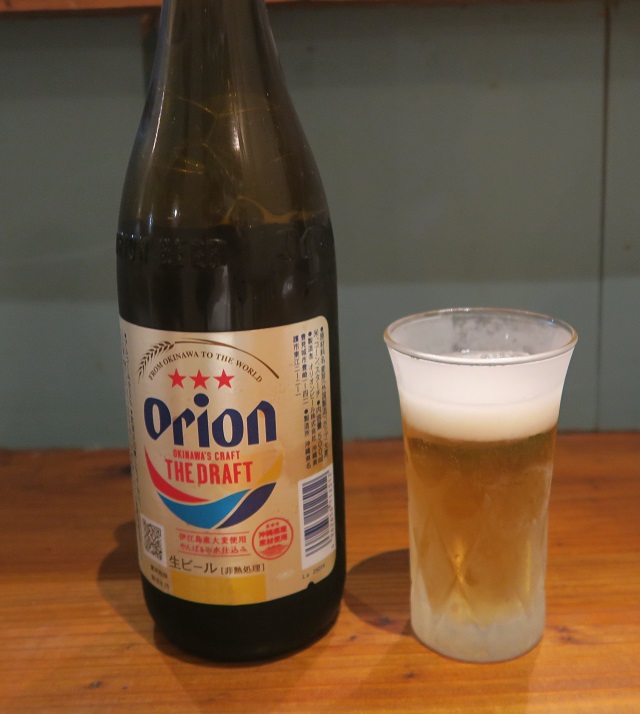 「カル・カフェ」のオリオンビールを撮影した写真