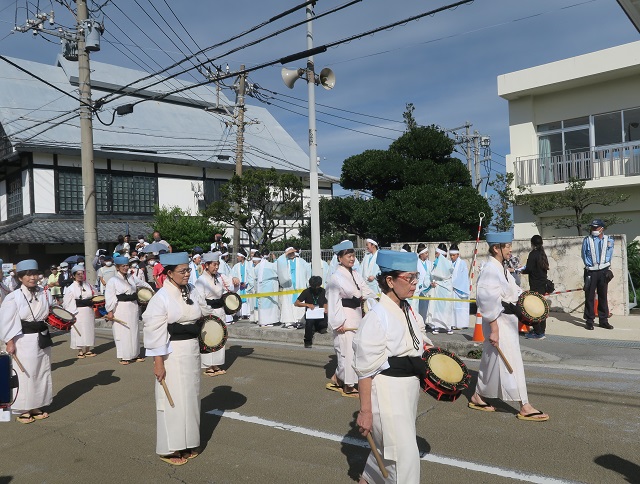 木遣行列を撮影した写真