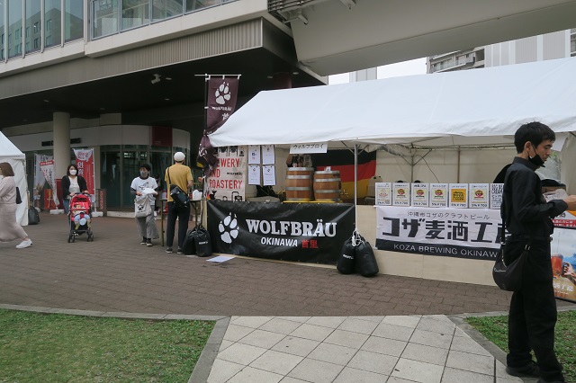 さいおんスクウェア会場のクラフトビールのブースを撮影した写真