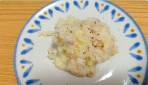 ポテトサラダを撮影した写真