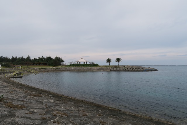 波の上ビーチのダイビングエリアを撮影した写真