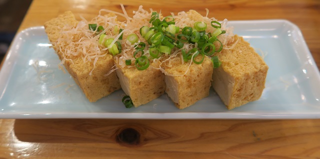 串ナカマの島豆腐の揚げ出しを撮影した写真