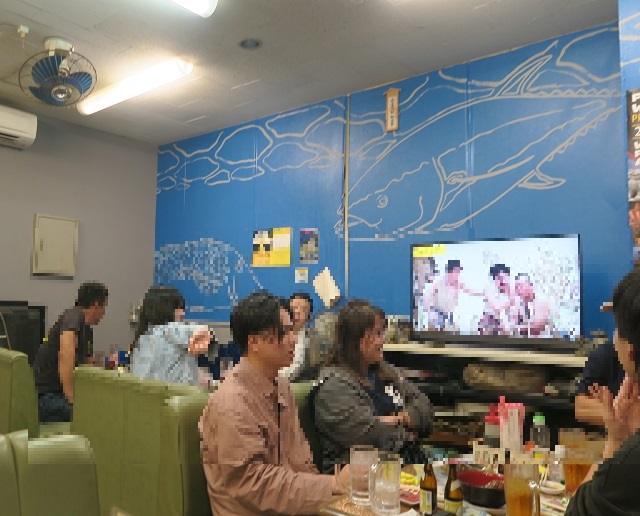 川かみ鮮魚の店内の様子を撮影した写真