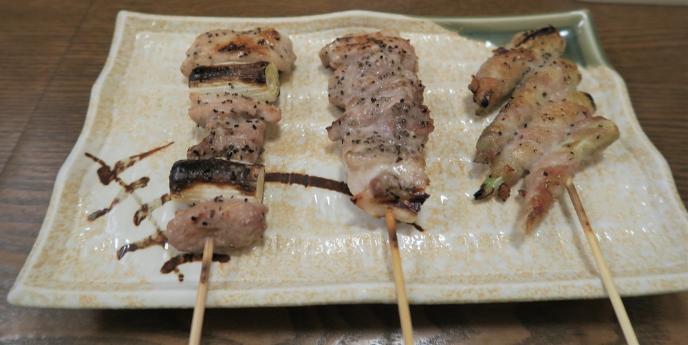 串焼き　きうっち家の串焼きを撮影した写真