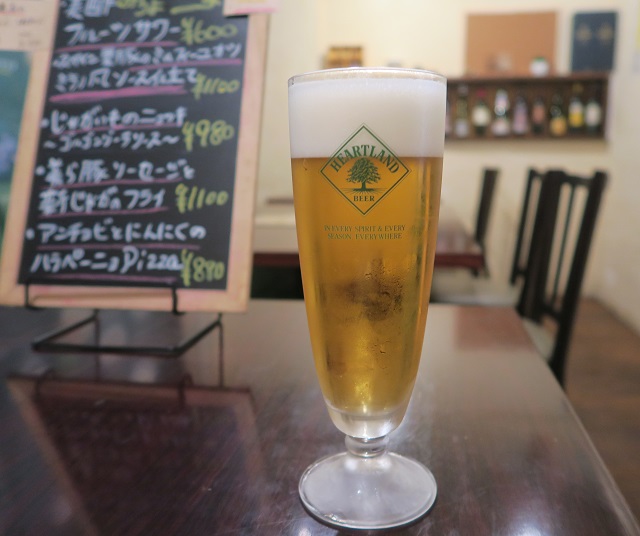 「バンビーノ」のビールを撮影した写真