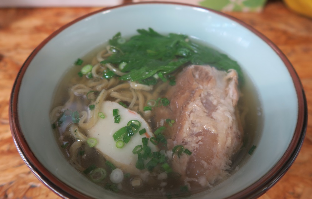 「ゆうなみ」のフーチバ麺を撮影した写真