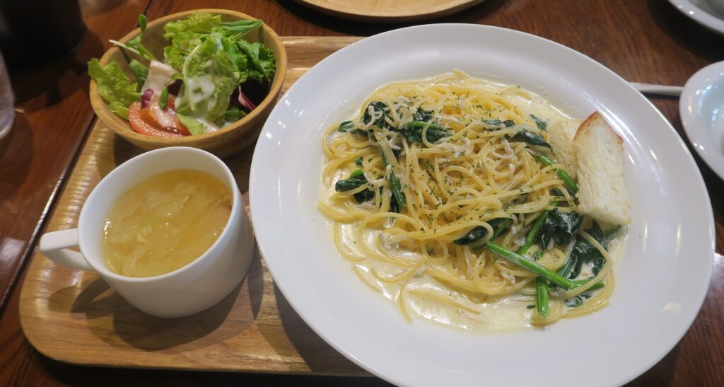 「good day for you」のパスタを撮影した写真