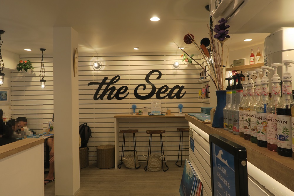 the Seaの店内の様子を撮影した写真