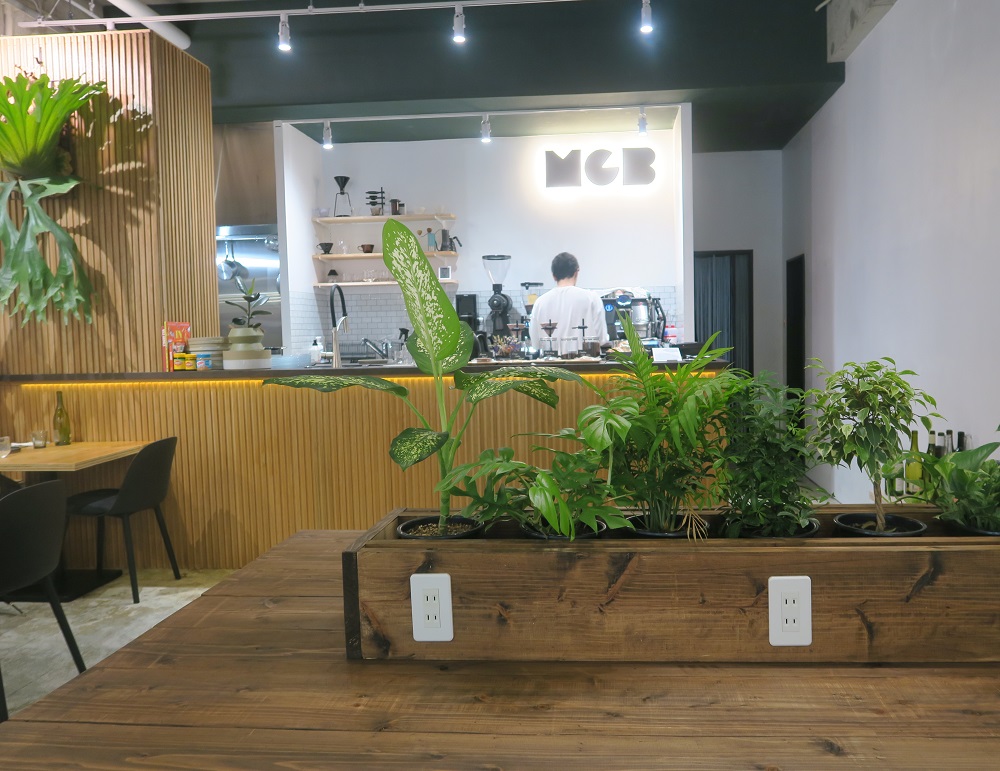 「merisis coffee brewers」の店内の様子を撮影した写真