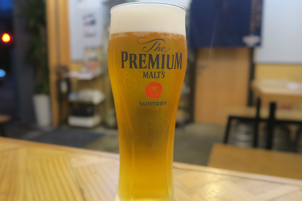 「中華飯店 泰林」のビールを撮影した写真