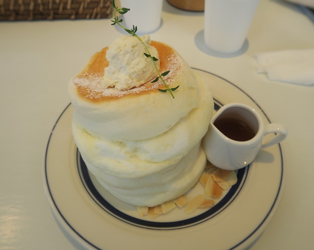メープルバターパンケーキを撮影した写真