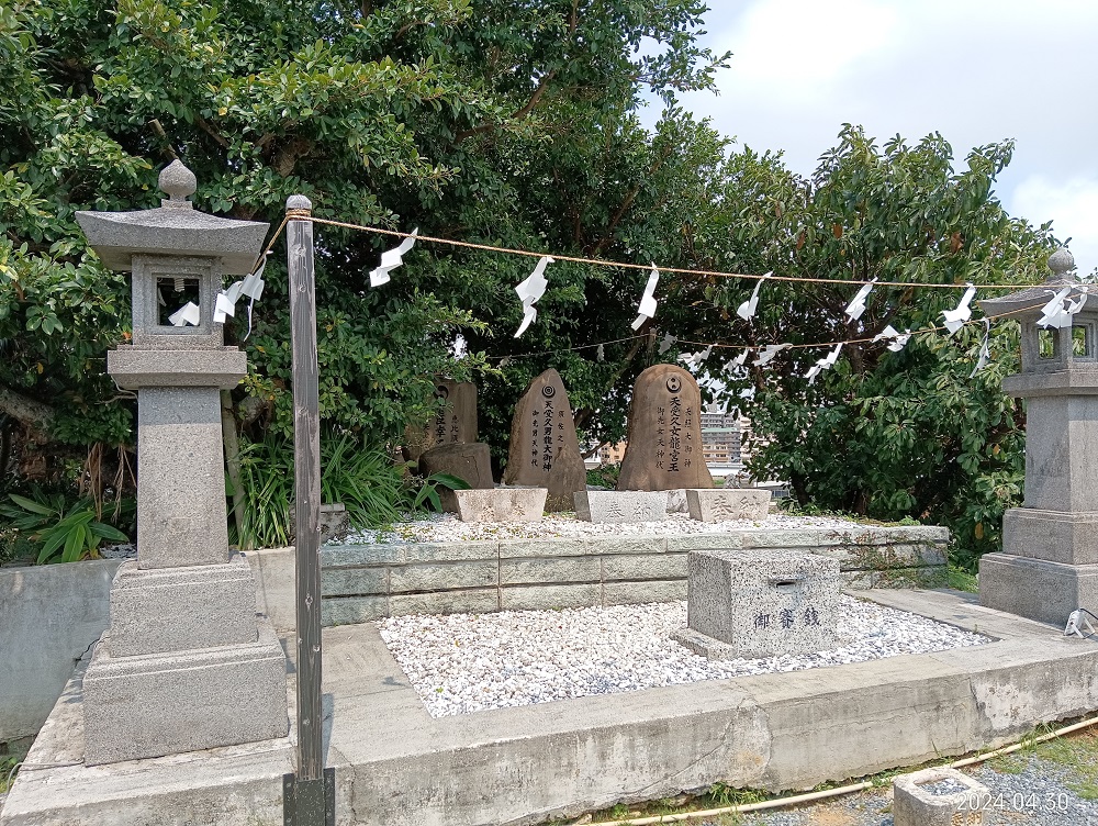 沖宮のご祭神を撮影した写真