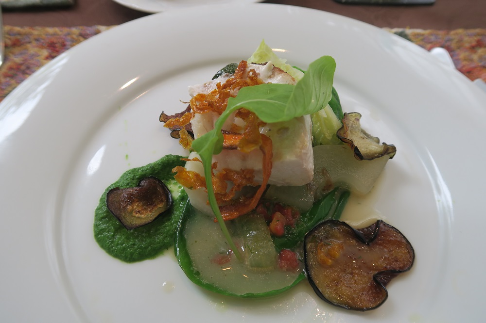 アオダイのポワレを撮影した写真