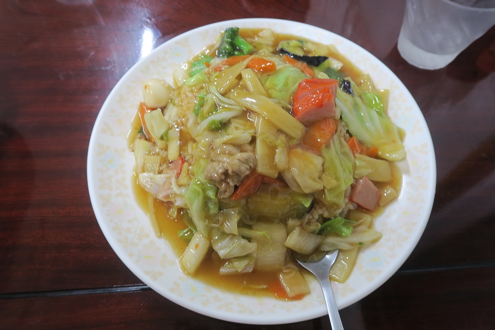 悠楽の中華丼を撮影した写真