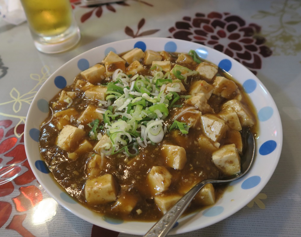 一番餃子の麻婆豆腐を撮影した写真
