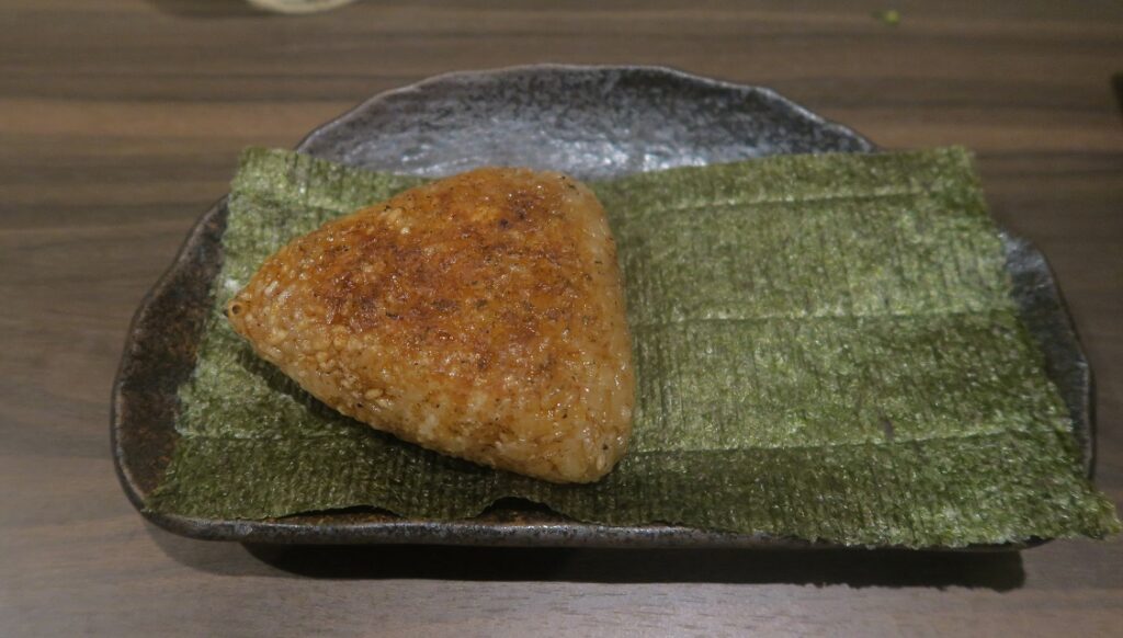 焼きおにぎりを撮影した写真