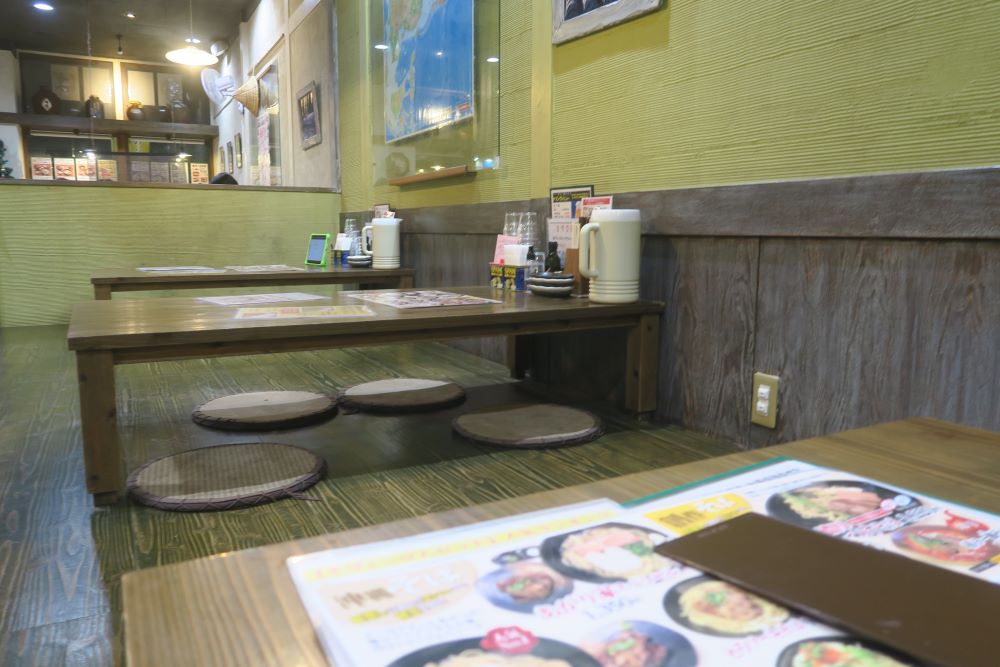 「あがり家」の店内を撮影した写真